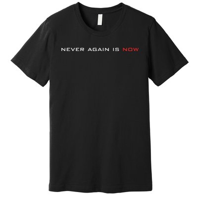 Never Again Is Now Support For Jews And Israel Premium T-Shirt