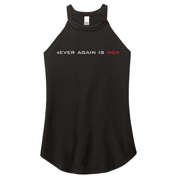 Never Again Is Now Support For Jews And Israel Women's Perfect Tri Rocker Tank
