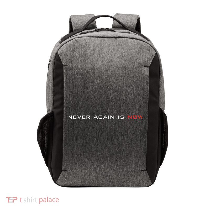 Never Again Is Now Support For Jews And Israel Vector Backpack