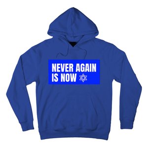 Never Again Is Now Jewish Israel Pride Am Yisrael Chai Hoodie