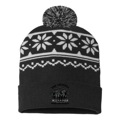 Native American Indian Heritage Original Homeland Security USA-Made Snowflake Beanie