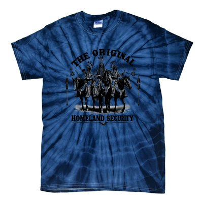 Native American Indian Heritage Original Homeland Security Tie-Dye T-Shirt