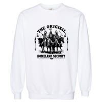 Native American Indian Heritage Original Homeland Security Garment-Dyed Sweatshirt