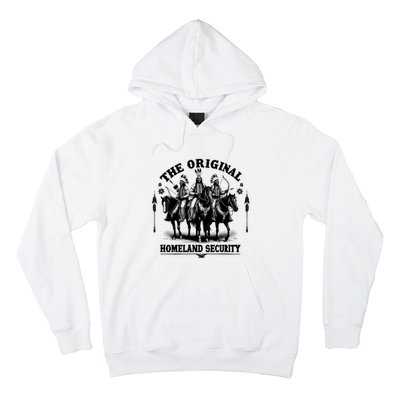 Native American Indian Heritage Original Homeland Security Hoodie