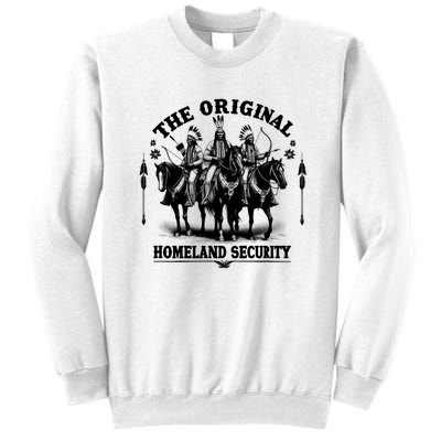 Native American Indian Heritage Original Homeland Security Sweatshirt