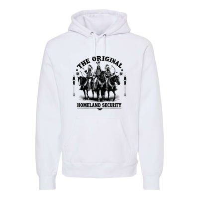 Native American Indian Heritage Original Homeland Security Premium Hoodie