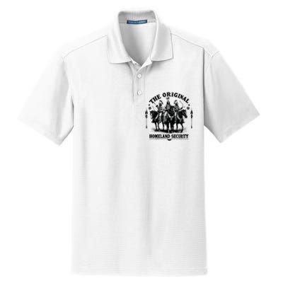 Native American Indian Heritage Original Homeland Security Dry Zone Grid Polo