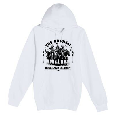 Native American Indian Heritage Original Homeland Security Premium Pullover Hoodie