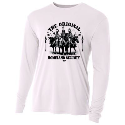 Native American Indian Heritage Original Homeland Security Cooling Performance Long Sleeve Crew