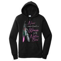 Native American Indian A Woman With Native Blood Women's Pullover Hoodie