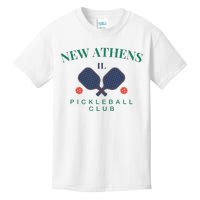 New Athens Il Pickleball Club For Paddle Players Kids T-Shirt