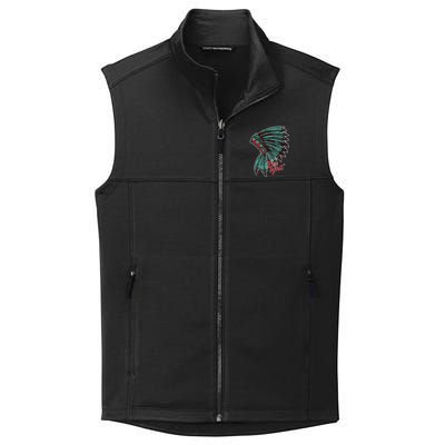 Native American Indian Free Spirit Awesome Halloween Gift Collective Smooth Fleece Vest