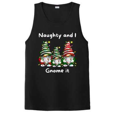 Naughty And I Gnome It Christmas Family Matching Pjs Gnome PosiCharge Competitor Tank