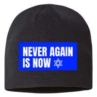 Never Again Is Now Jewish Israel Pride Am Yisrael Chai Sustainable Beanie