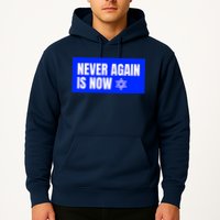 Never Again Is Now Jewish Israel Pride Am Yisrael Chai Hoodie