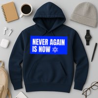 Never Again Is Now Jewish Israel Pride Am Yisrael Chai Hoodie