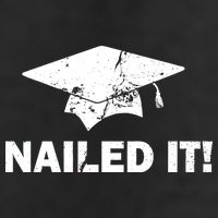 Nailed It Funny Graduation Adult Drive Performance Visor