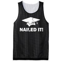 Nailed It Funny Graduation Mesh Reversible Basketball Jersey Tank