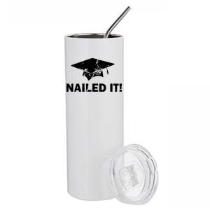 Nailed It Funny Graduation Stainless Steel Tumbler