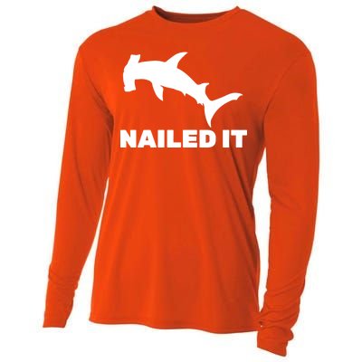 Nailed It Hammerhead Shark Cooling Performance Long Sleeve Crew