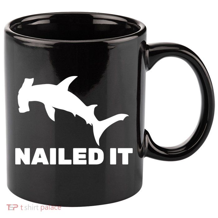 Nailed It Hammerhead Shark 11oz C Handle Ceramic Mug