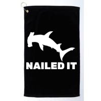 Nailed It Hammerhead Shark Golf Towel