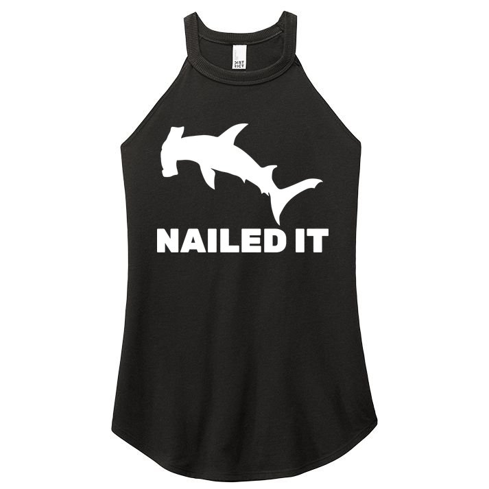 Nailed It Hammerhead Shark Women's Perfect Tri Rocker Tank