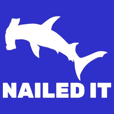 Nailed It Hammerhead Shark T-Shirt