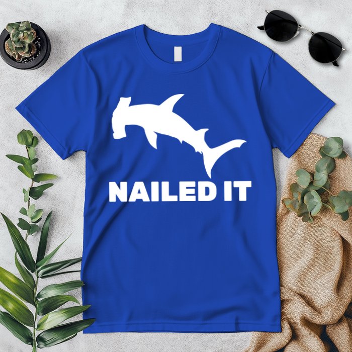 Nailed It Hammerhead Shark Premium T-Shirt