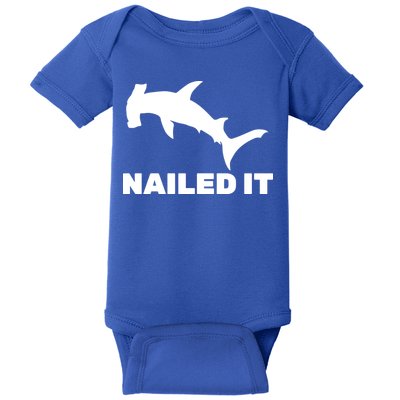 Nailed It Hammerhead Shark Baby Bodysuit