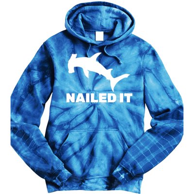 Nailed It Hammerhead Shark Tie Dye Hoodie