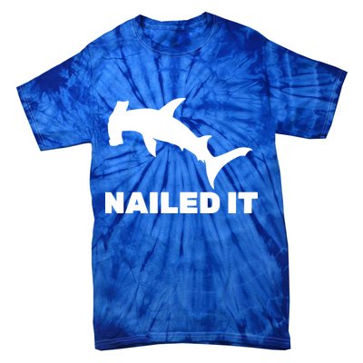 Nailed It Hammerhead Shark Tie-Dye T-Shirt