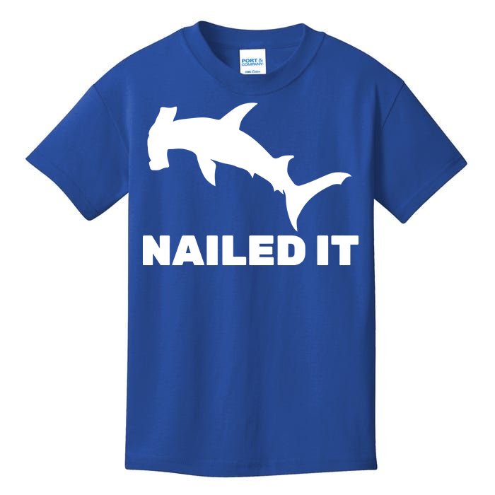 Nailed It Hammerhead Shark Kids T-Shirt