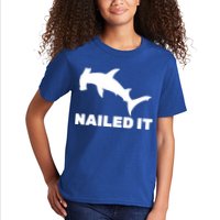 Nailed It Hammerhead Shark Kids T-Shirt