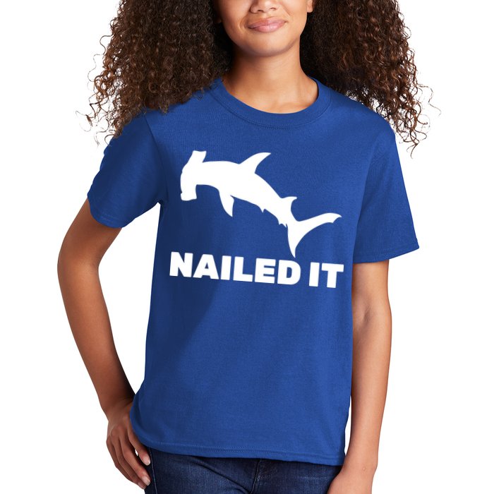 Nailed It Hammerhead Shark Kids T-Shirt