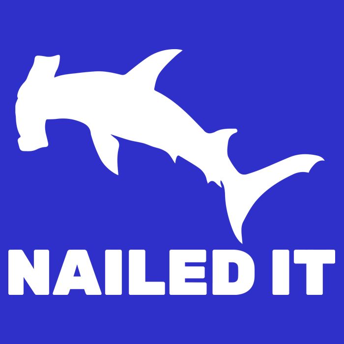 Nailed It Hammerhead Shark Kids T-Shirt