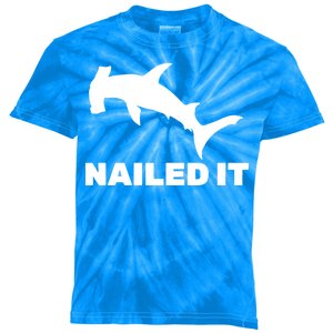 Nailed It Hammerhead Shark Kids Tie-Dye T-Shirt