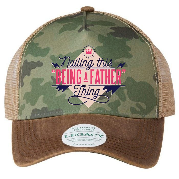 Nailing This Being A Father Thing Legacy Tie Dye Trucker Hat