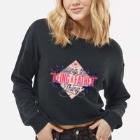 Nailing This Being A Father Thing Cropped Pullover Crew
