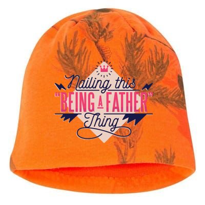 Nailing This Being A Father Thing Kati - Camo Knit Beanie