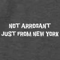 Not Arrogant Just From New York Vector Backpack