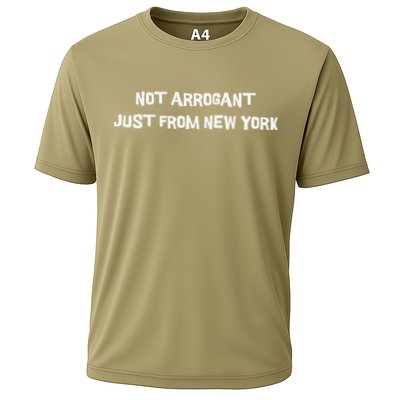 Not Arrogant Just From New York Cooling Performance Crew T-Shirt