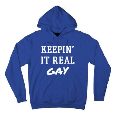 No Agenda Keepin It Real Gay Gift Tall Hoodie