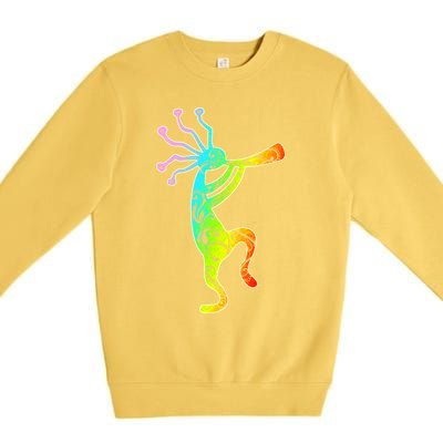 Native American Kokopelli Flute Gift Premium Crewneck Sweatshirt