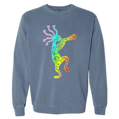 Native American Kokopelli Flute Gift Garment-Dyed Sweatshirt