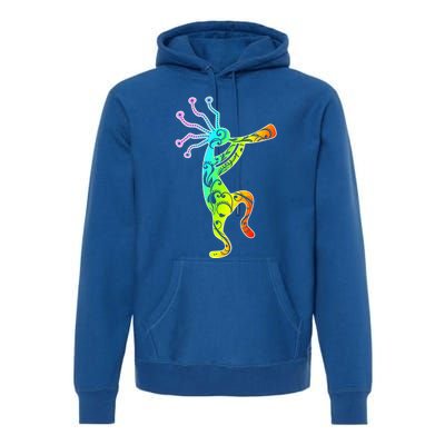 Native American Kokopelli Flute Gift Premium Hoodie