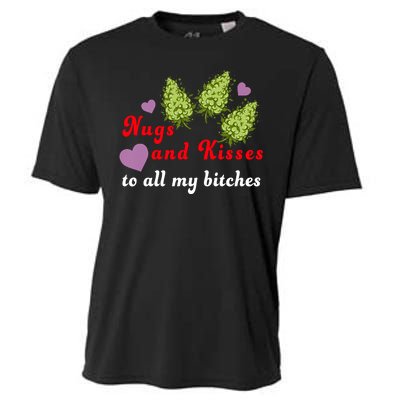 Nugs And Kisses To All My Bitches Cooling Performance Crew T-Shirt