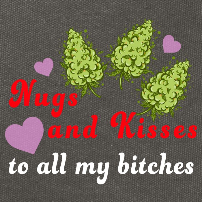 Nugs And Kisses To All My Bitches Cotton Canvas Backpack