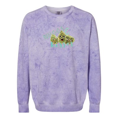 Nuggs And Kisses Colorblast Crewneck Sweatshirt