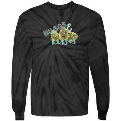 Nuggs And Kisses Tie-Dye Long Sleeve Shirt